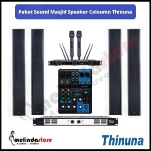 Paket Sound System Masjid Speaker Coloumn Thinuna QL-120L - Indoor 100m2